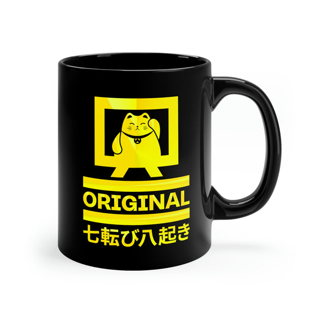 Original Lucky Cat Mug Cyber Yellow
