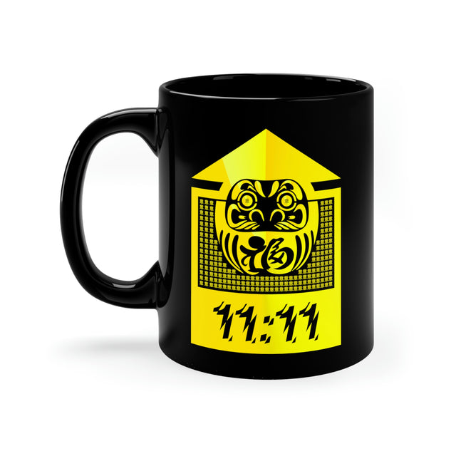11:11 Daruma Mug Cyber Yellow