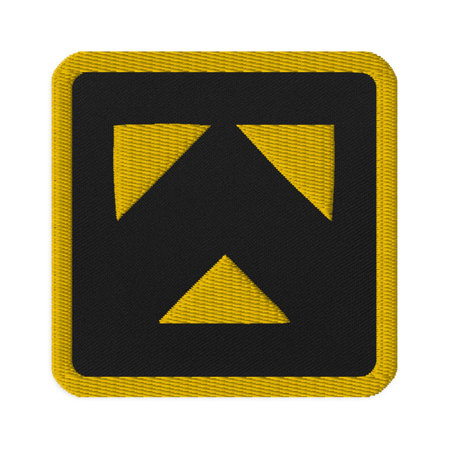 Typerium Embroidered Patch Yellow