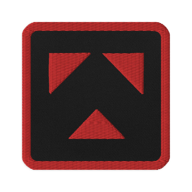 Typerium Embroidered Patch Red