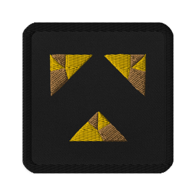 Typerium Embroidered Patch Flaxen