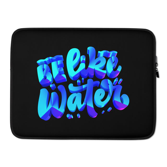 Be Like Water Laptop Case 15" Cobalt Blue