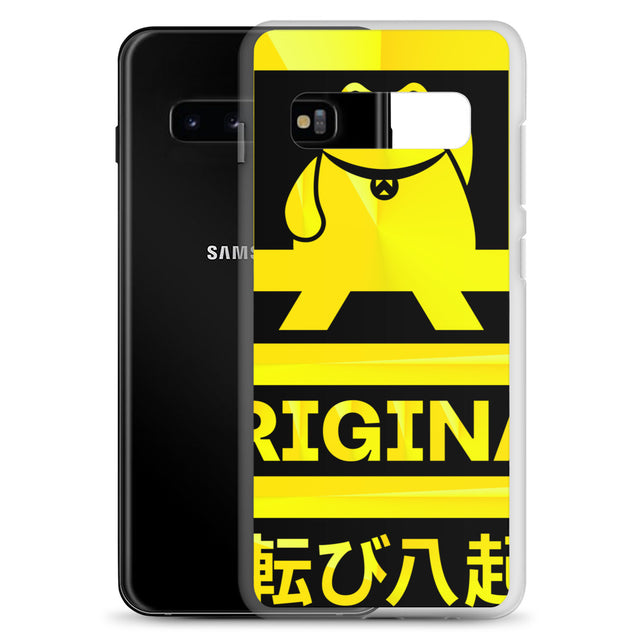 Beckoning Lucky Cat Phone Case Samsung® Cyber Yellow