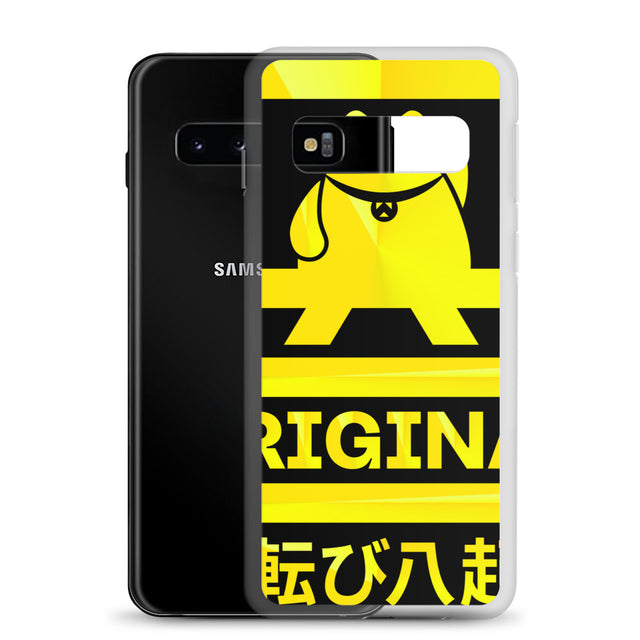 Beckoning Lucky Cat Phone Case Samsung® Cyber Yellow