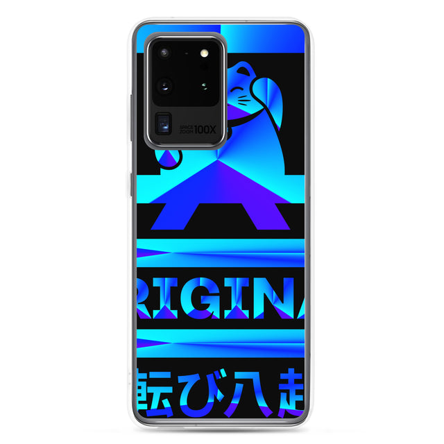Beckoning Lucky Cat Phone Case Samsung® Cobalt Blue