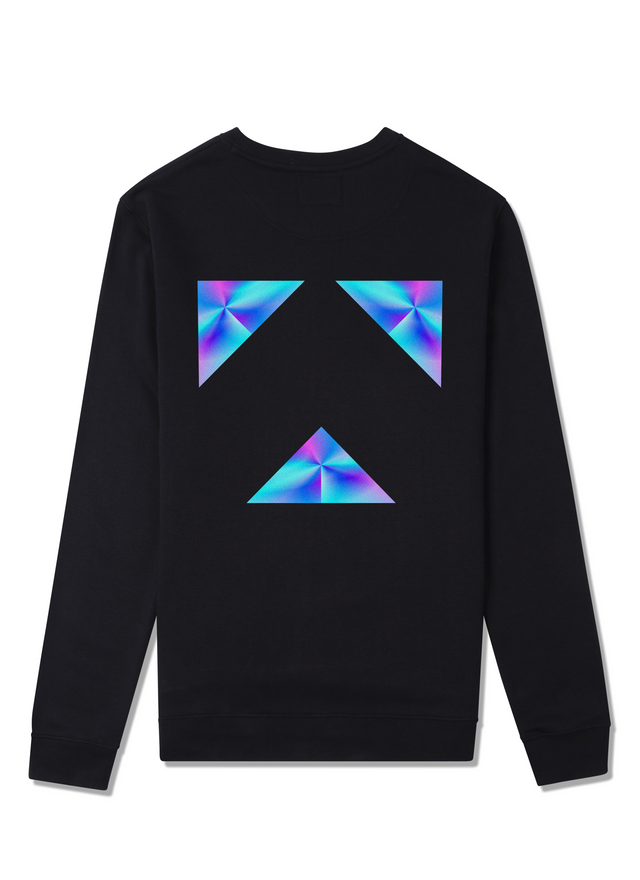 Typerium New Skool Sweatshirt (Back) Ultra Violet