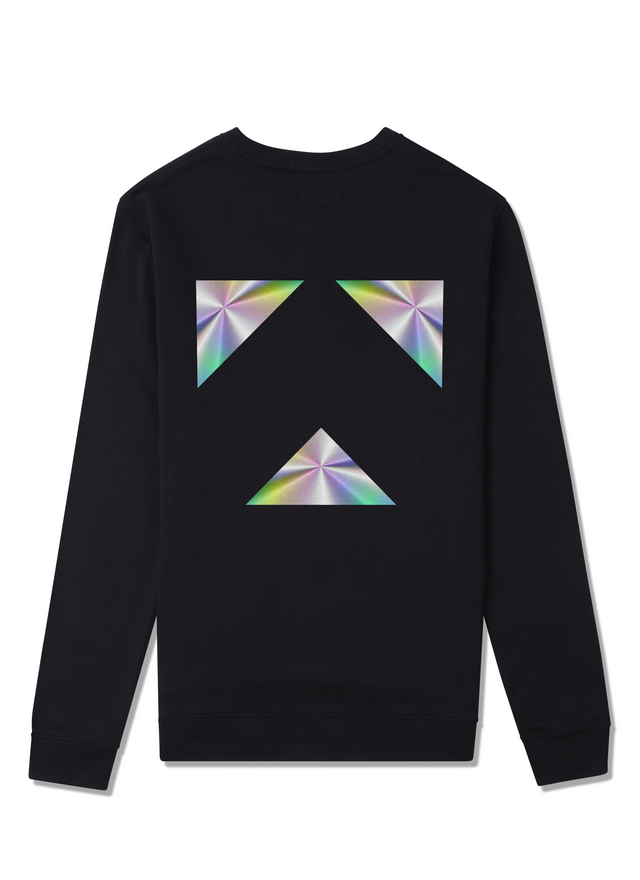 Typerium New Skool Sweatshirt (Back) Iridescent