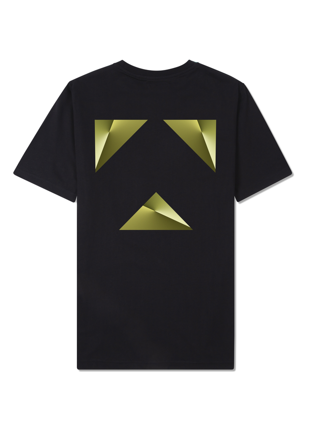 Typerium New Skool T-Shirt (Back) Flaxen