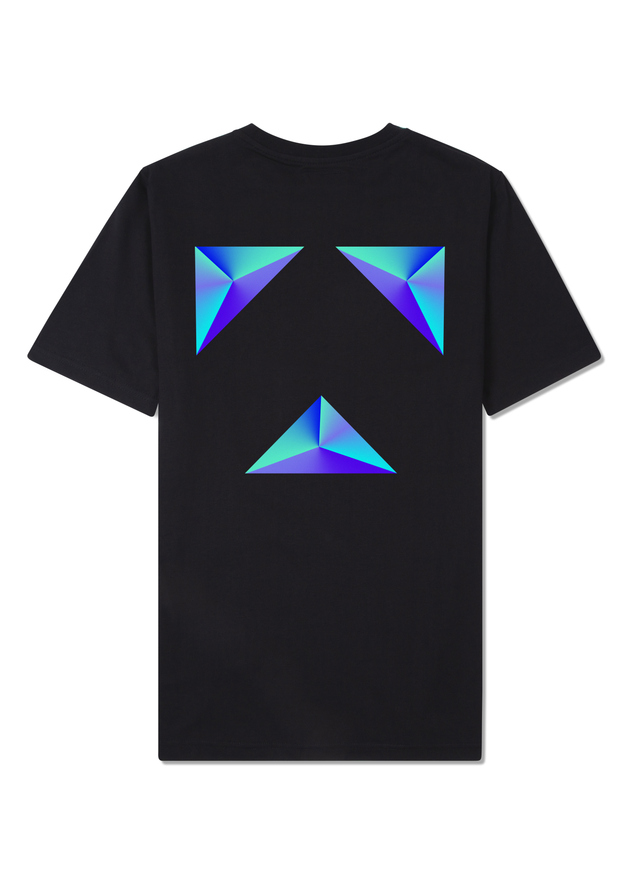 Typerium New Skool T-Shirt (Back) Indigo Child