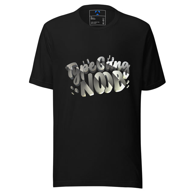 Type Gang Noob T-Shirt (Front) Iridescent